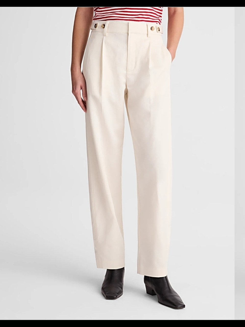 Madewell The Barrel-Leg Pant in Drapey Twill - Plus 14 - Picture 2 of 13